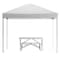 Flash Furniture White Pop Up Canopy Tent and Folding Bench Set JJ-GZ10103-WH-GG - alternate 10